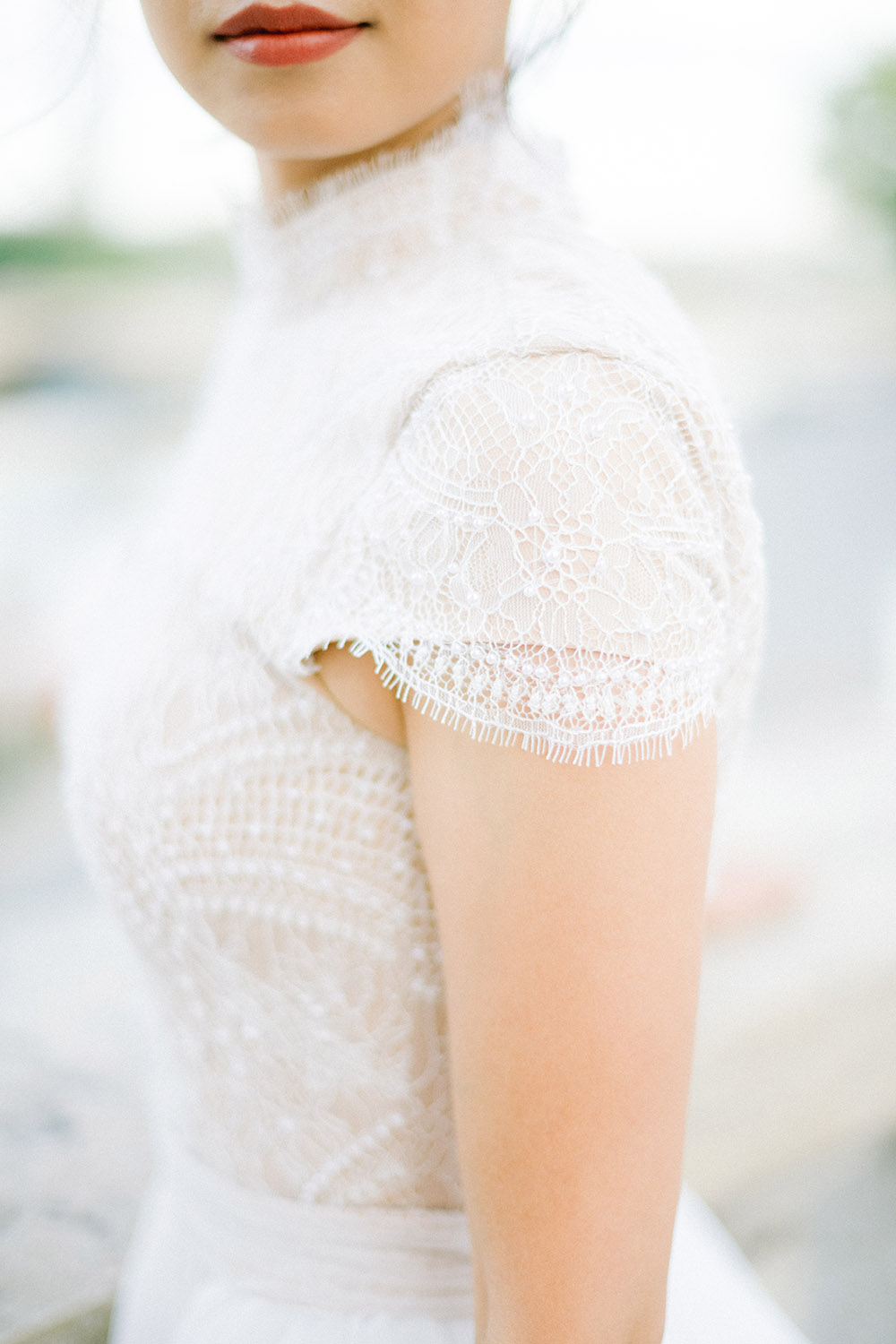 detail wedding dress ersa atelier